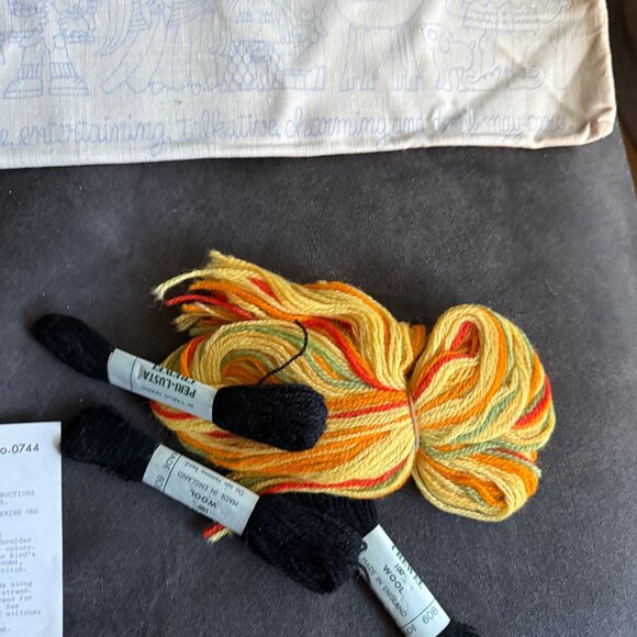 Paragon Zodiac Gallery Aries Crewel Stitchery Kit No. 0744 - Picture 4 of 6